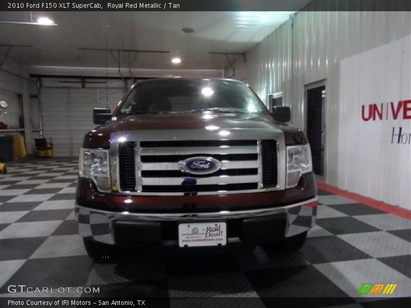Royal Red Metallic / Tan 2010 Ford F150 XLT SuperCab