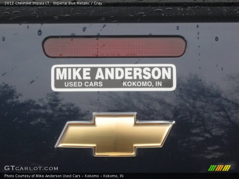 Imperial Blue Metallic / Gray 2012 Chevrolet Impala LT