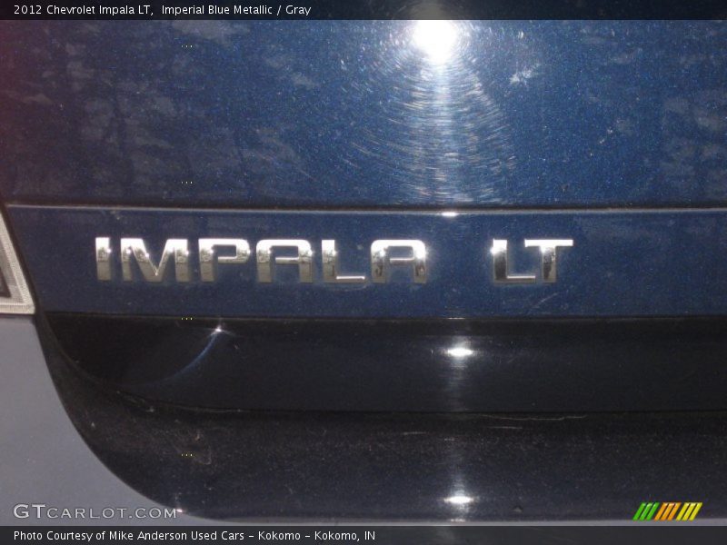 Imperial Blue Metallic / Gray 2012 Chevrolet Impala LT