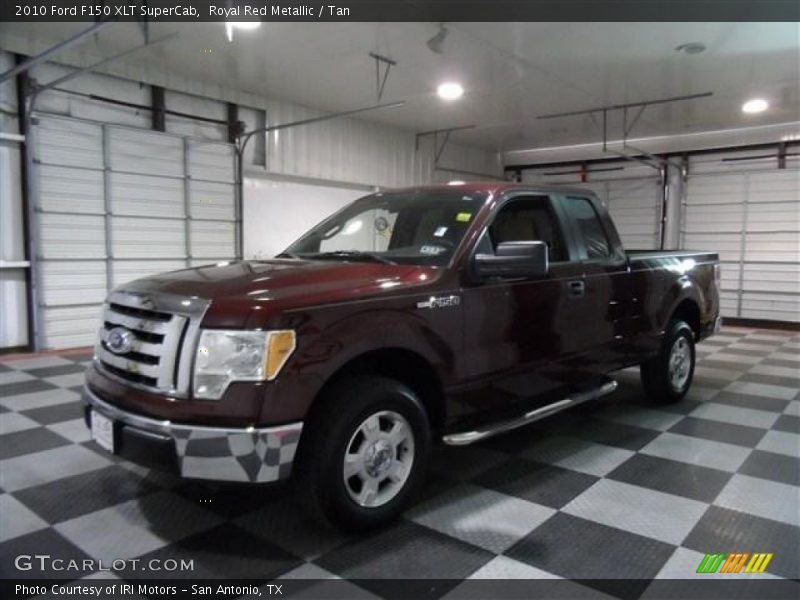 Royal Red Metallic / Tan 2010 Ford F150 XLT SuperCab
