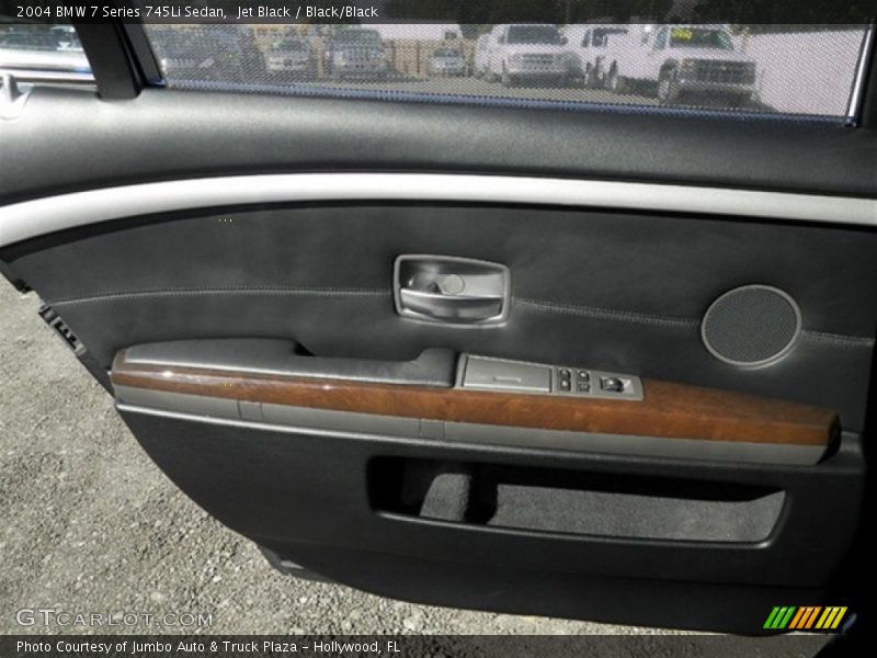 Jet Black / Black/Black 2004 BMW 7 Series 745Li Sedan