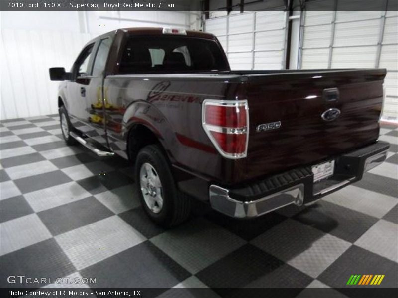 Royal Red Metallic / Tan 2010 Ford F150 XLT SuperCab