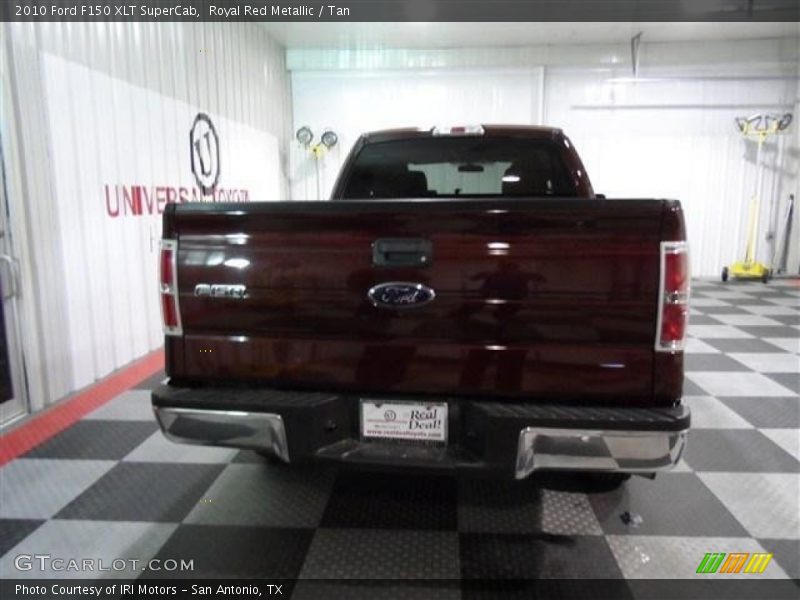Royal Red Metallic / Tan 2010 Ford F150 XLT SuperCab