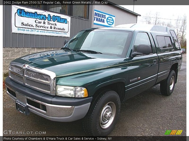 Forest Green Metallic / Mist Gray 2002 Dodge Ram 2500 SLT Regular Cab
