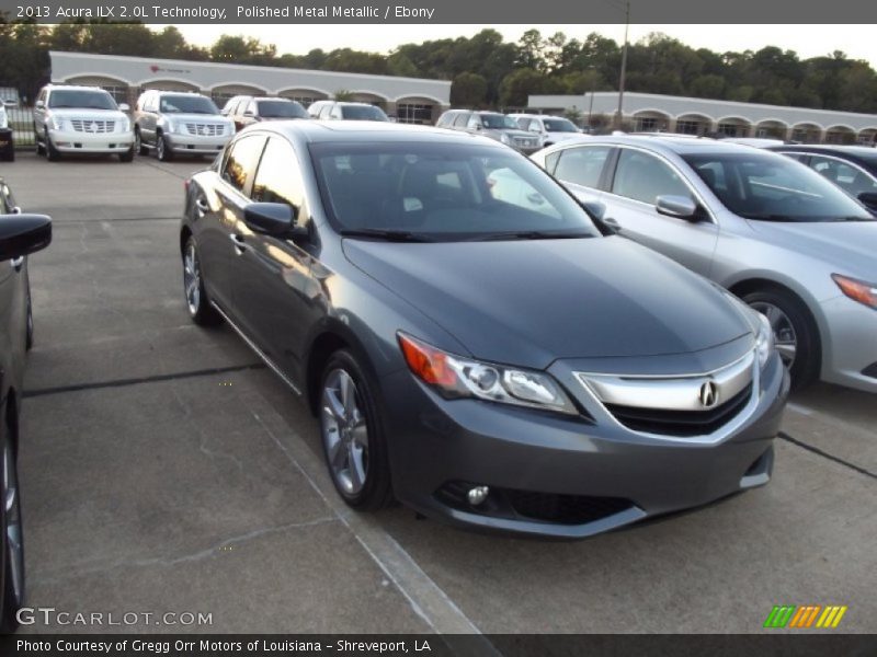 Polished Metal Metallic / Ebony 2013 Acura ILX 2.0L Technology