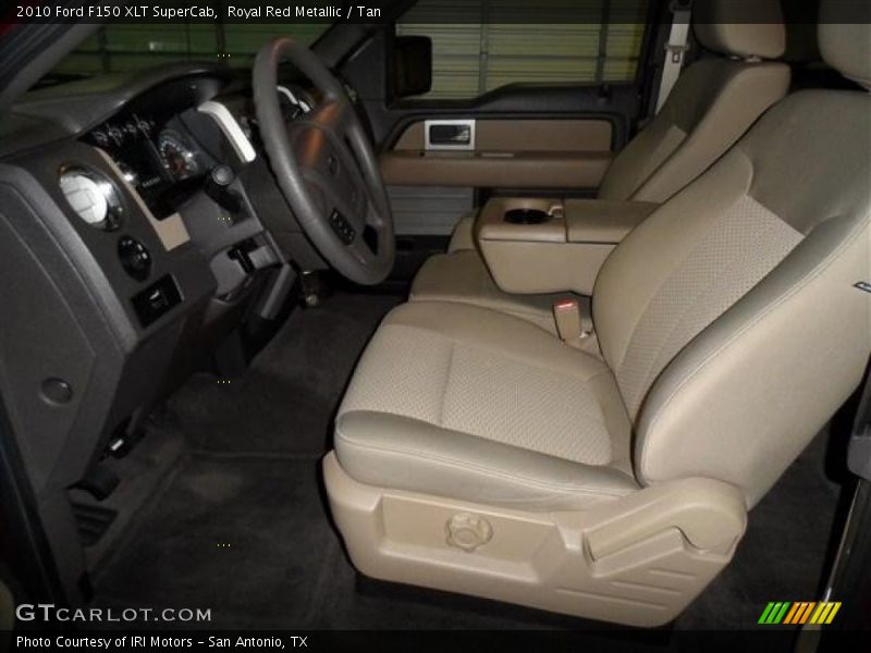 Royal Red Metallic / Tan 2010 Ford F150 XLT SuperCab