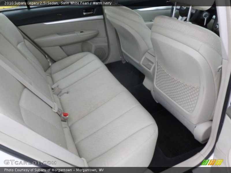 Satin White Pearl / Warm Ivory 2010 Subaru Legacy 2.5i Sedan