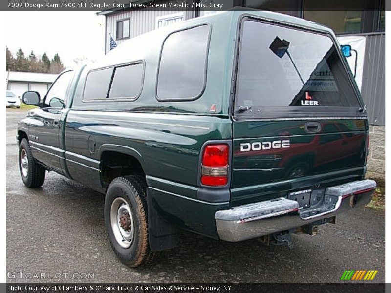 Forest Green Metallic / Mist Gray 2002 Dodge Ram 2500 SLT Regular Cab
