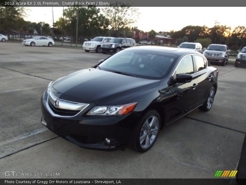 Crystal Black Pearl / Ebony 2013 Acura ILX 2.0L Premium