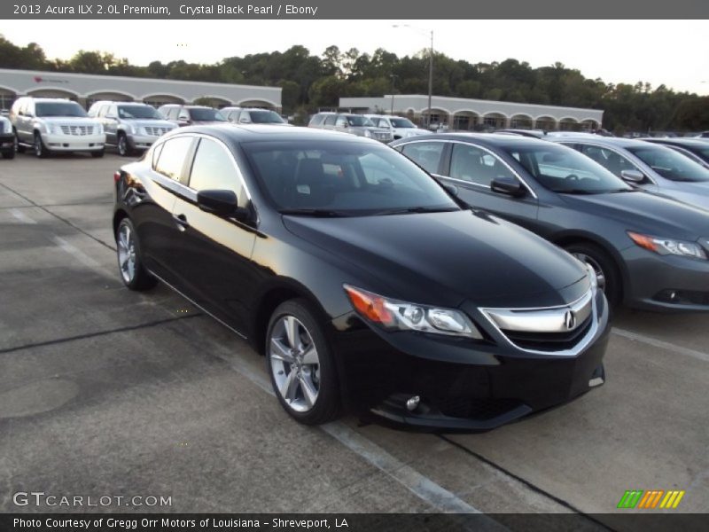 Crystal Black Pearl / Ebony 2013 Acura ILX 2.0L Premium