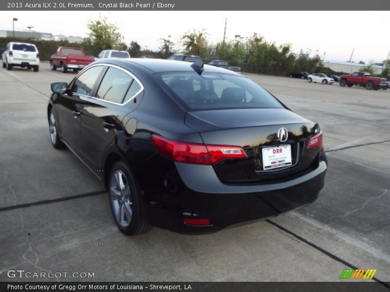 Crystal Black Pearl / Ebony 2013 Acura ILX 2.0L Premium