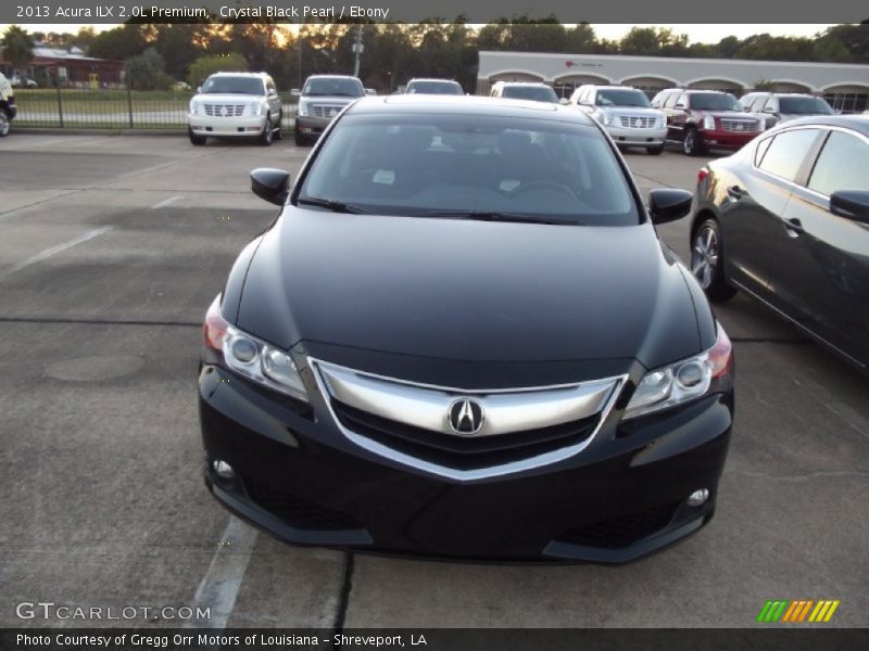 Crystal Black Pearl / Ebony 2013 Acura ILX 2.0L Premium