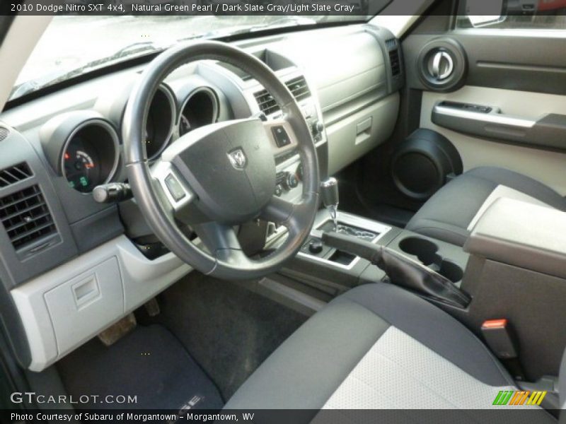 Natural Green Pearl / Dark Slate Gray/Light Slate Gray 2010 Dodge Nitro SXT 4x4