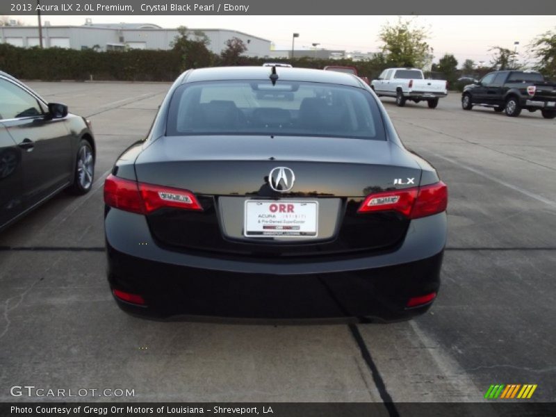 Crystal Black Pearl / Ebony 2013 Acura ILX 2.0L Premium