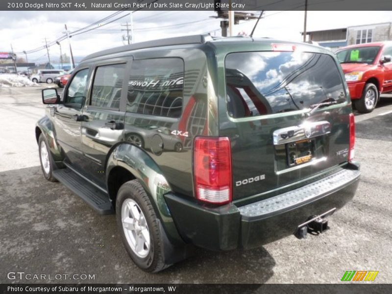 Natural Green Pearl / Dark Slate Gray/Light Slate Gray 2010 Dodge Nitro SXT 4x4