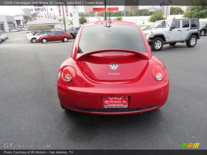 Salsa Red / Cream Beige 2008 Volkswagen New Beetle SE Coupe