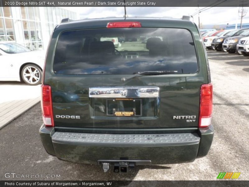 Natural Green Pearl / Dark Slate Gray/Light Slate Gray 2010 Dodge Nitro SXT 4x4