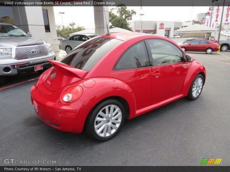 Salsa Red / Cream Beige 2008 Volkswagen New Beetle SE Coupe