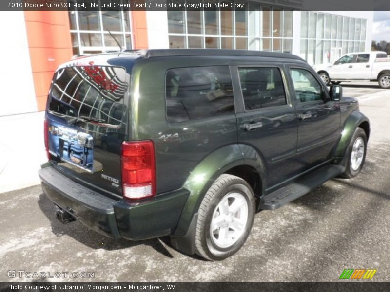 Natural Green Pearl / Dark Slate Gray/Light Slate Gray 2010 Dodge Nitro SXT 4x4