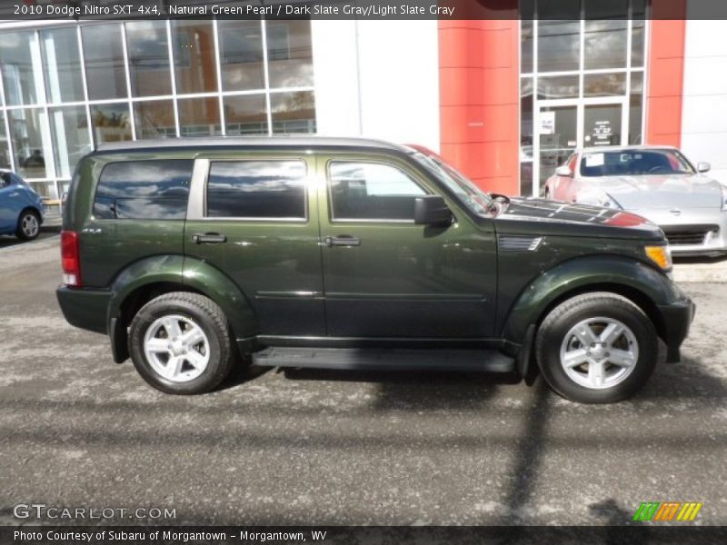 Natural Green Pearl / Dark Slate Gray/Light Slate Gray 2010 Dodge Nitro SXT 4x4