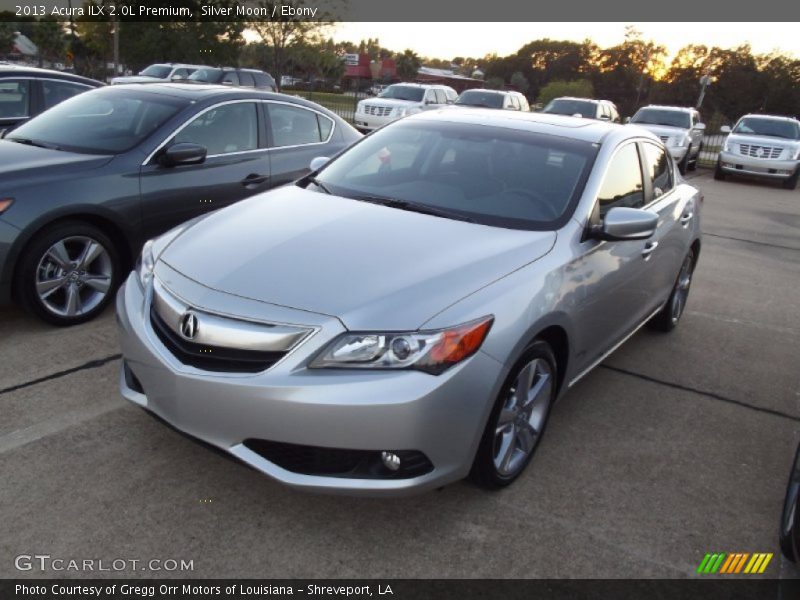 Silver Moon / Ebony 2013 Acura ILX 2.0L Premium