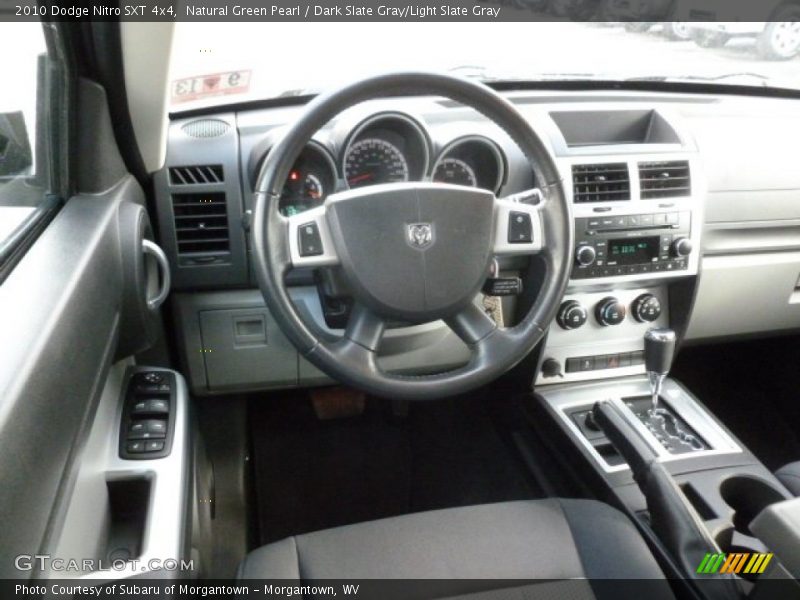 Natural Green Pearl / Dark Slate Gray/Light Slate Gray 2010 Dodge Nitro SXT 4x4