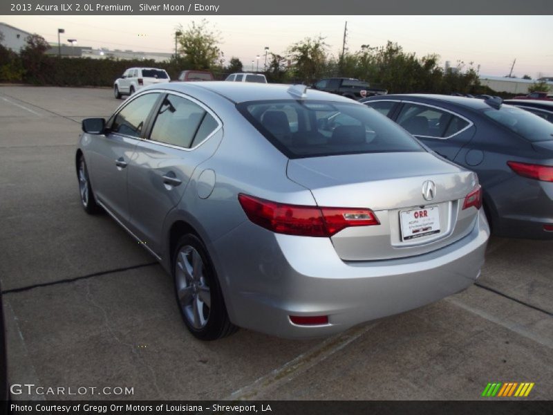 Silver Moon / Ebony 2013 Acura ILX 2.0L Premium