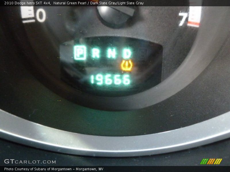 Natural Green Pearl / Dark Slate Gray/Light Slate Gray 2010 Dodge Nitro SXT 4x4