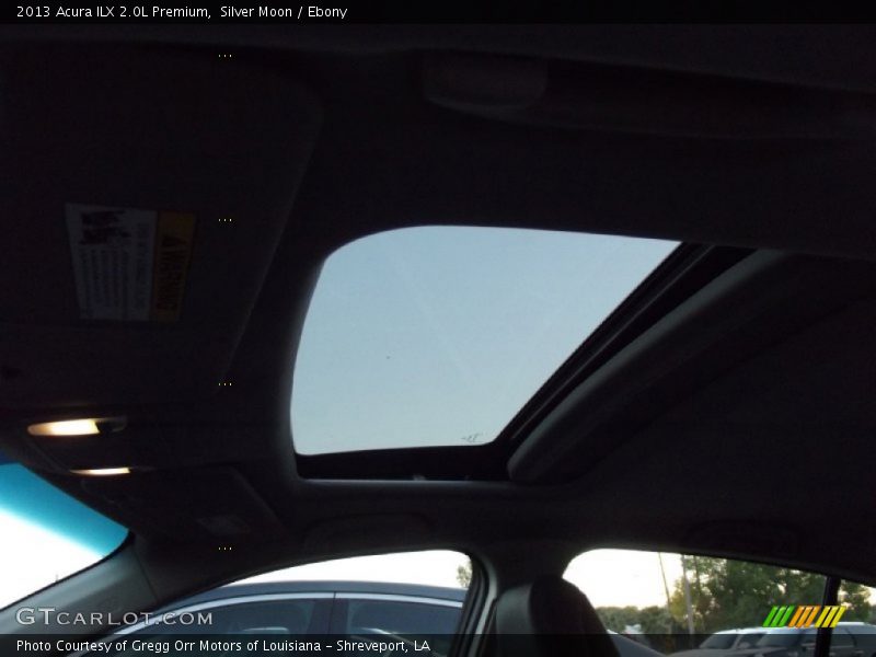 Silver Moon / Ebony 2013 Acura ILX 2.0L Premium