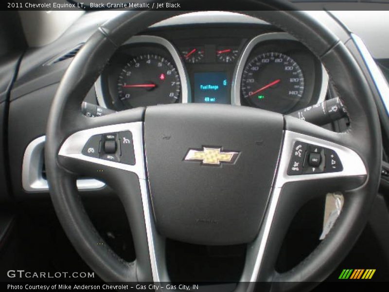 Black Granite Metallic / Jet Black 2011 Chevrolet Equinox LT