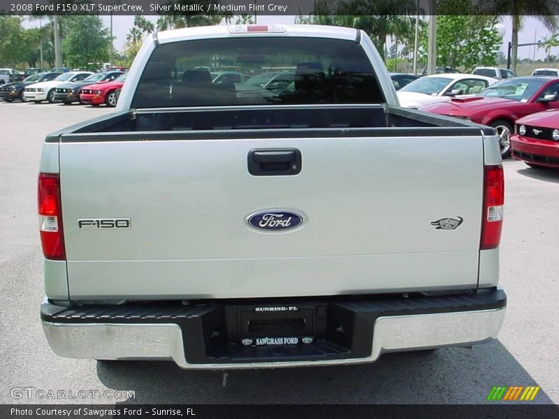 Silver Metallic / Medium Flint Grey 2008 Ford F150 XLT SuperCrew