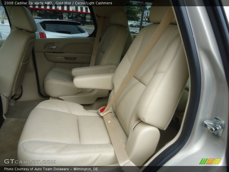 Gold Mist / Cocoa/Light Cashmere 2008 Cadillac Escalade AWD