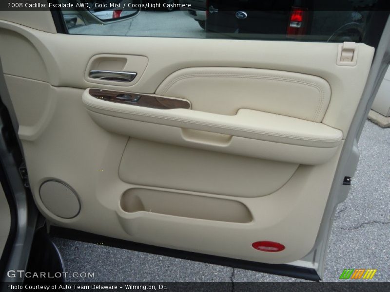 Gold Mist / Cocoa/Light Cashmere 2008 Cadillac Escalade AWD