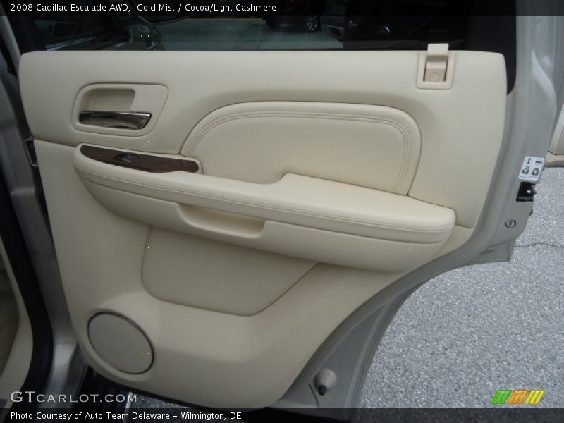 Gold Mist / Cocoa/Light Cashmere 2008 Cadillac Escalade AWD