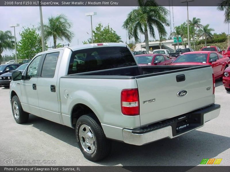 Silver Metallic / Medium Flint Grey 2008 Ford F150 XLT SuperCrew