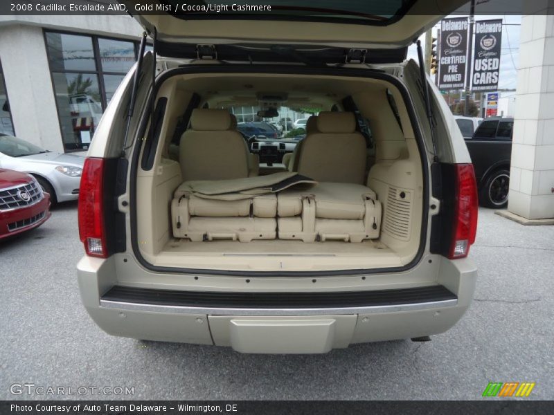 Gold Mist / Cocoa/Light Cashmere 2008 Cadillac Escalade AWD