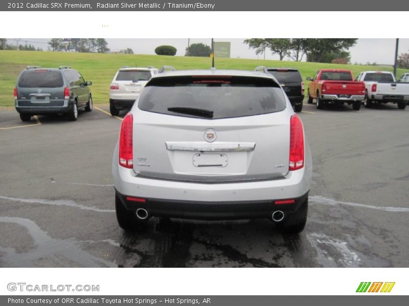 Radiant Silver Metallic / Titanium/Ebony 2012 Cadillac SRX Premium