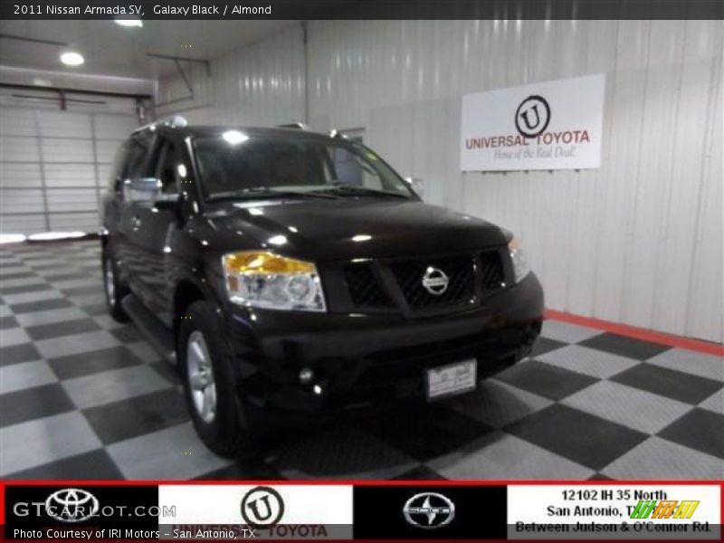 Galaxy Black / Almond 2011 Nissan Armada SV