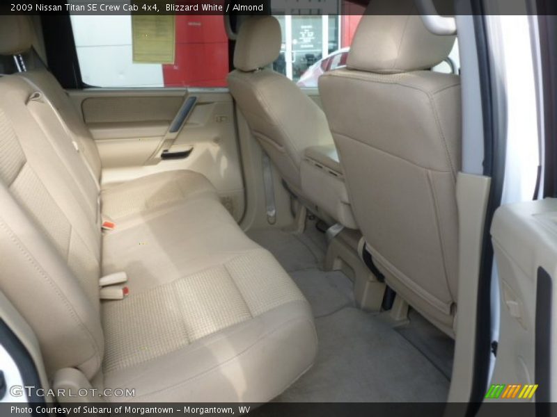Blizzard White / Almond 2009 Nissan Titan SE Crew Cab 4x4