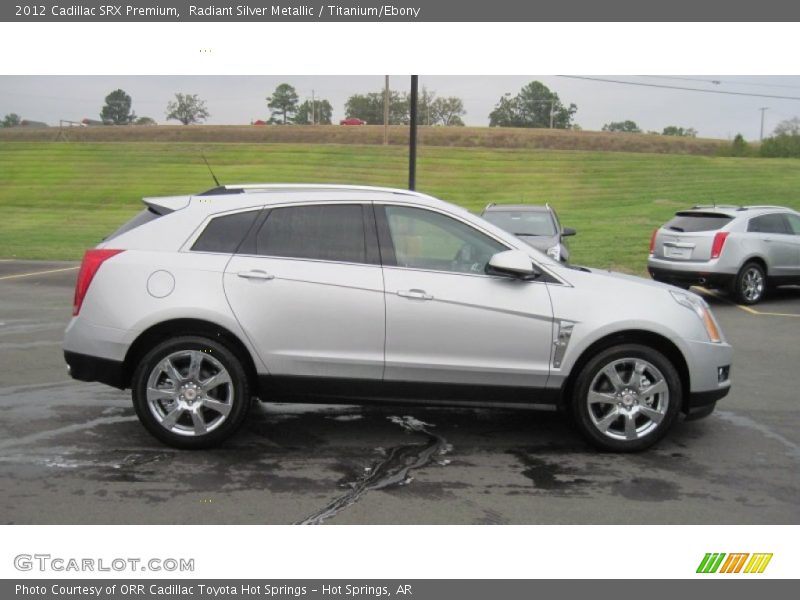 Radiant Silver Metallic / Titanium/Ebony 2012 Cadillac SRX Premium