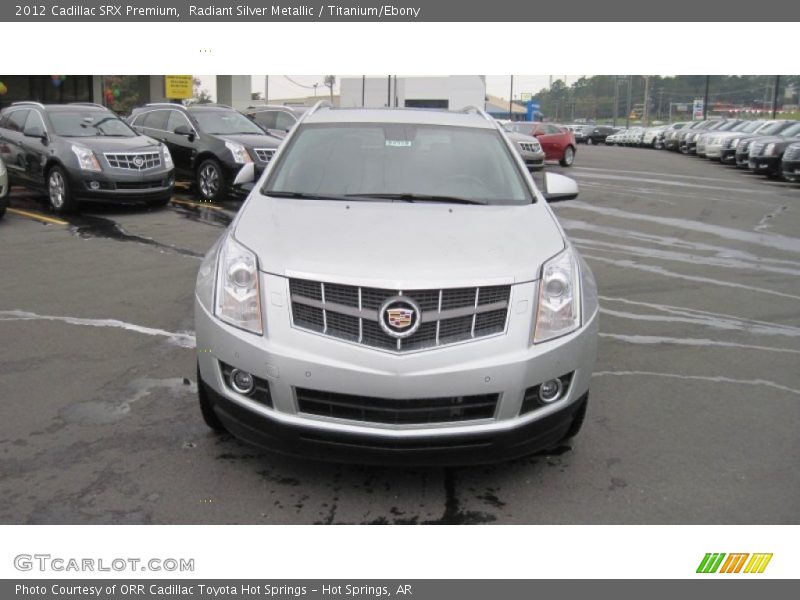 Radiant Silver Metallic / Titanium/Ebony 2012 Cadillac SRX Premium