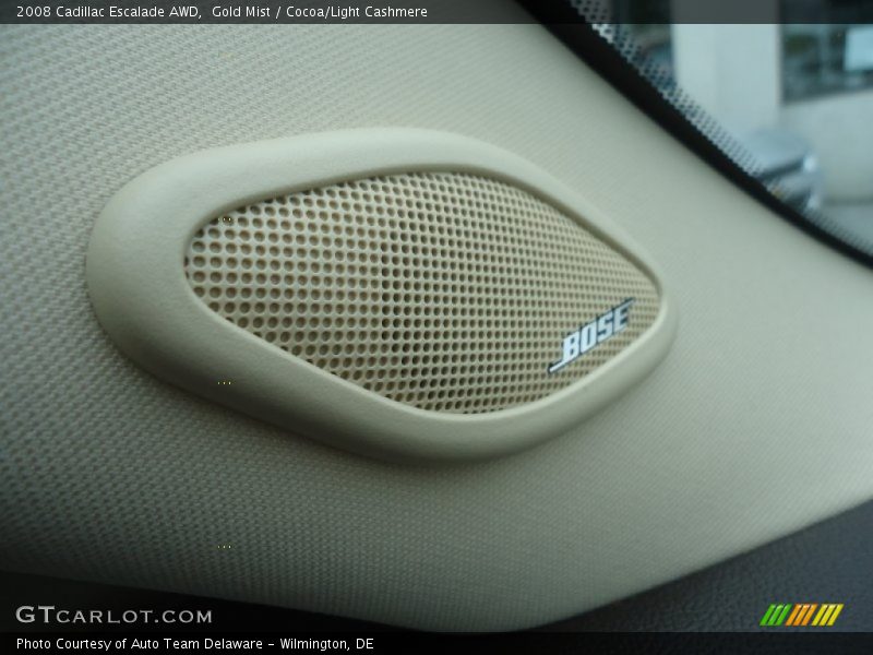 Gold Mist / Cocoa/Light Cashmere 2008 Cadillac Escalade AWD