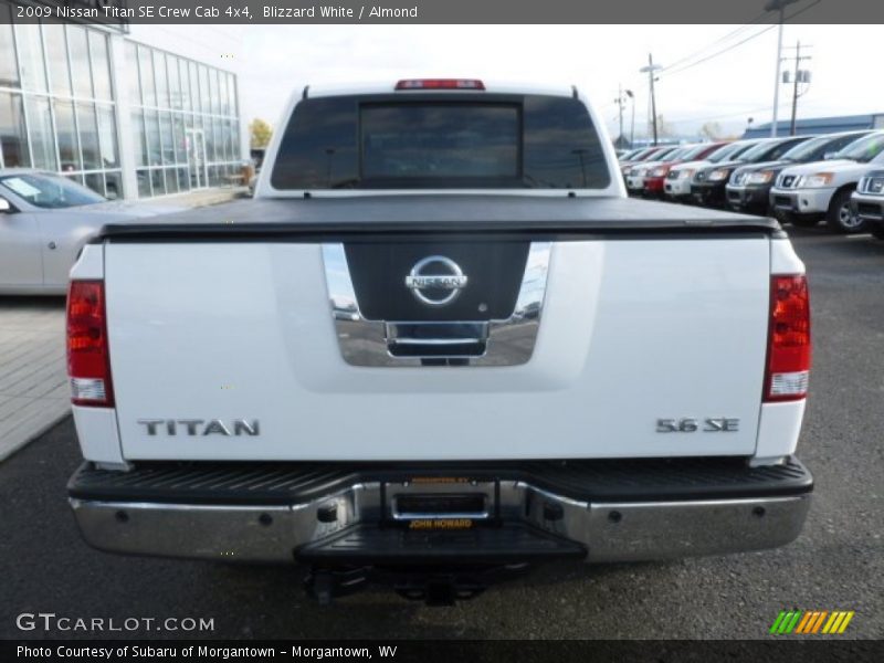 Blizzard White / Almond 2009 Nissan Titan SE Crew Cab 4x4