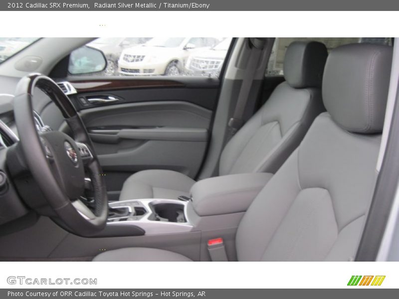 Radiant Silver Metallic / Titanium/Ebony 2012 Cadillac SRX Premium