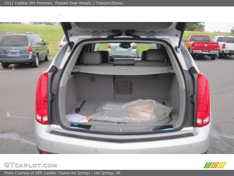 Radiant Silver Metallic / Titanium/Ebony 2012 Cadillac SRX Premium