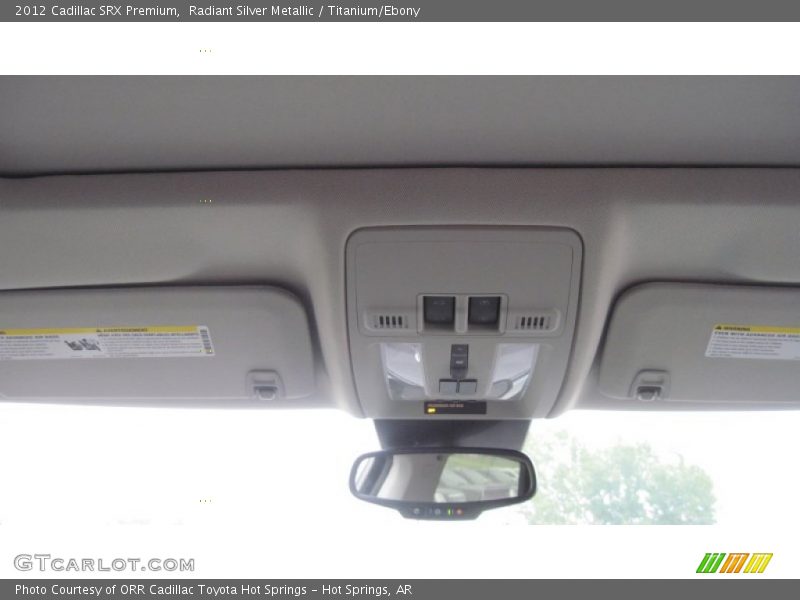 Radiant Silver Metallic / Titanium/Ebony 2012 Cadillac SRX Premium