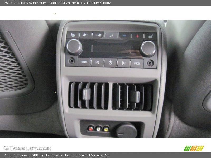 Radiant Silver Metallic / Titanium/Ebony 2012 Cadillac SRX Premium