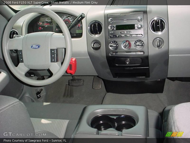 Silver Metallic / Medium Flint Grey 2008 Ford F150 XLT SuperCrew