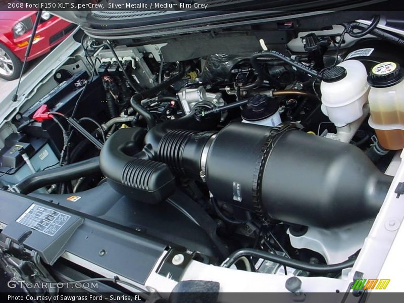 Silver Metallic / Medium Flint Grey 2008 Ford F150 XLT SuperCrew