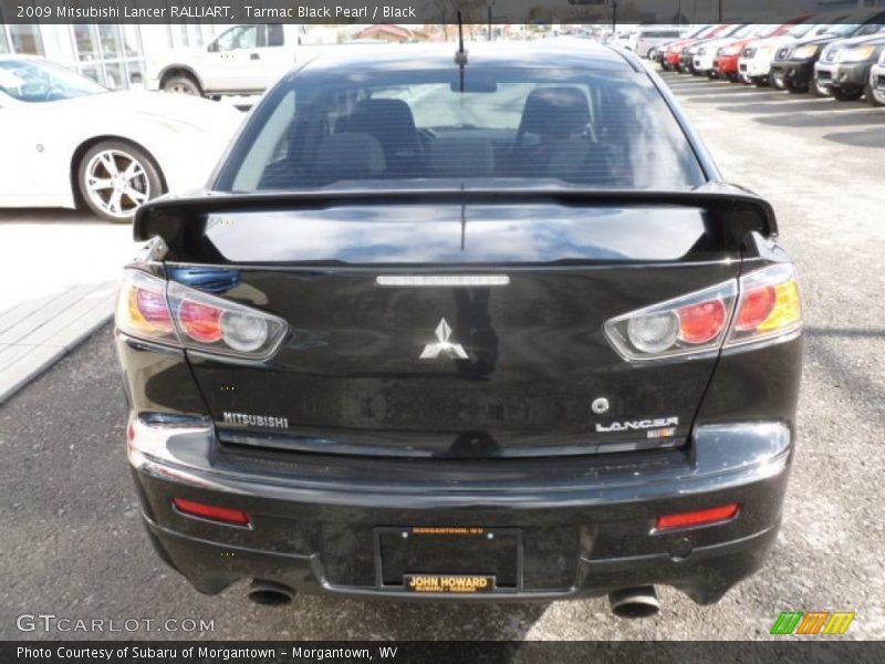 Tarmac Black Pearl / Black 2009 Mitsubishi Lancer RALLIART
